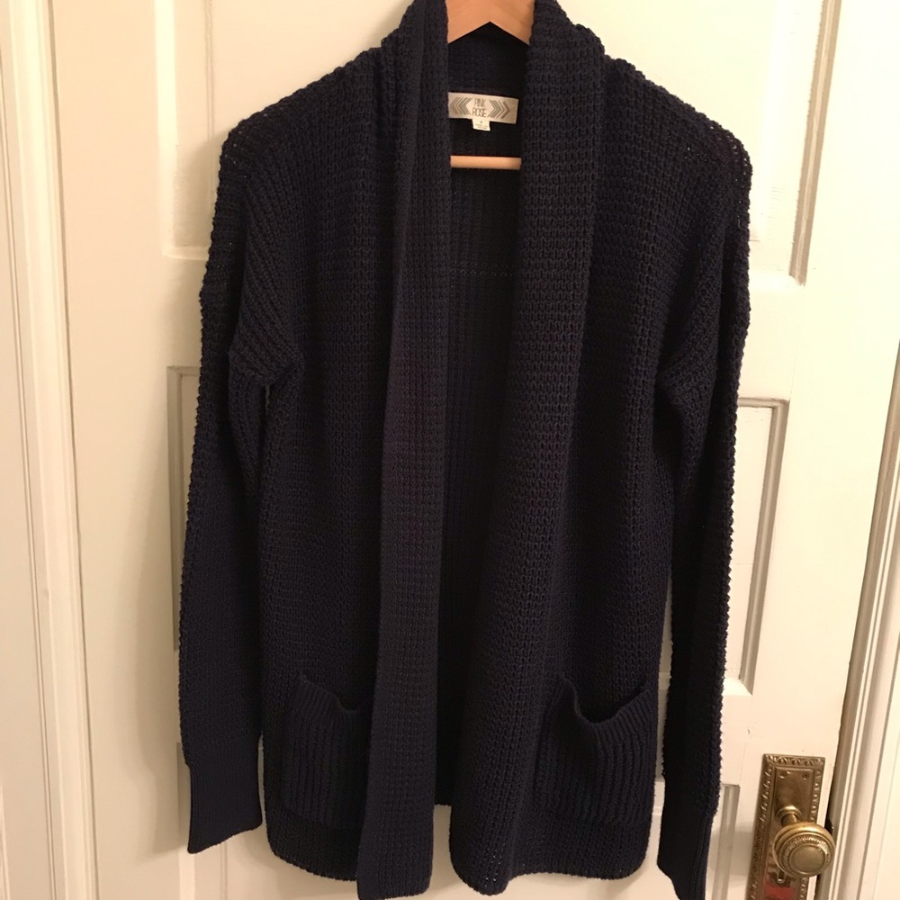 Navy Light weight Cardigan